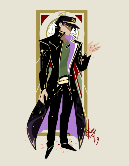 Matching Kakyoin And Jotaro Doodles