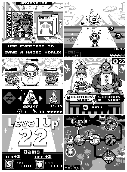 gameboydemakes:  Slot that Game Boy into the slot of your Ring-con and get ready for a workout, and not just for your thumbs! I hope your mind, and body!, is ready to go on a Ring Fit Adventure! If you liked this demake, please visit my Patreon. Any