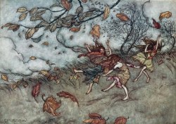 pagewoman:  Autumn Fairies Dancing In The