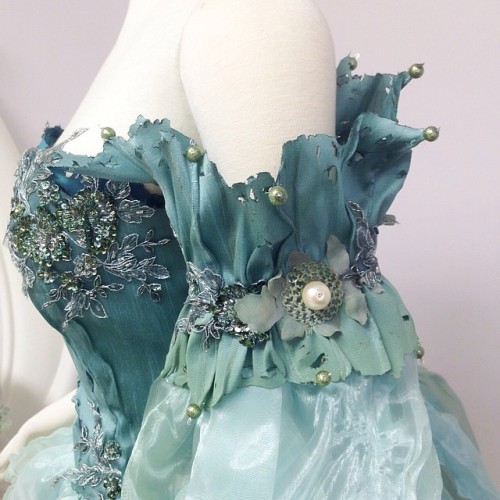 opulentdesigns:~Seafoam Fairy Bodice Details~ by Firefly Path 