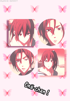 envy-and-pride:  Matsuoka Rin’s main relationships (◡‿◡✿) 