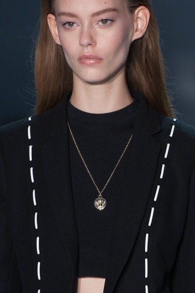 daffiey:  Ondria Hardin at Versace, Milan Fashion Week Spring 2015 