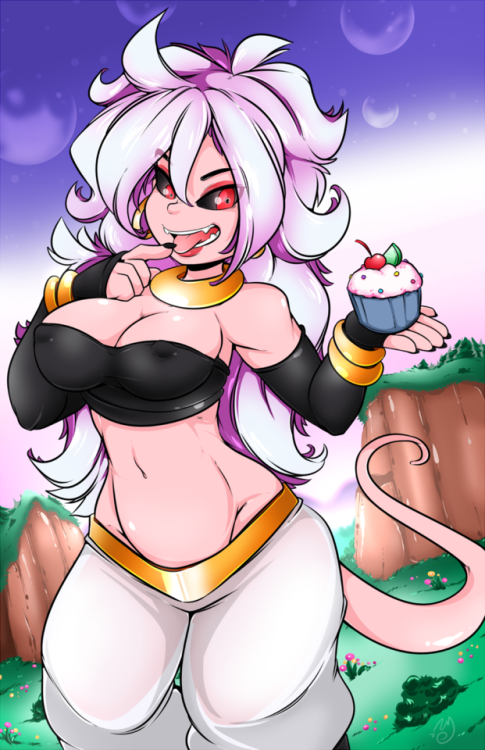 dirtyduckdraw: Jumpin’ on the ol’ bandwagon and drawing the new space waifu, Android 21. She’s a cutie, and I’m really forward to getting a chance to play this game one day. 