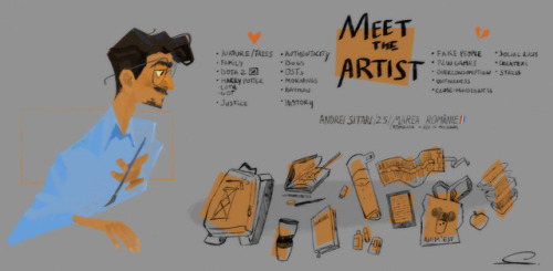 A little late to the party, but here is my “Meet the artist” thingy thing.So , now you kinda now me 