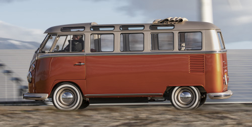 carsthatnevermadeitetc:  Volkswagen e-BULLI, 2020 (1966). A restomod by Volkswagen Commercial Vehicles that combines a T1 Samba Bus with the Volkswagen Group’s latest electric drive system components. 