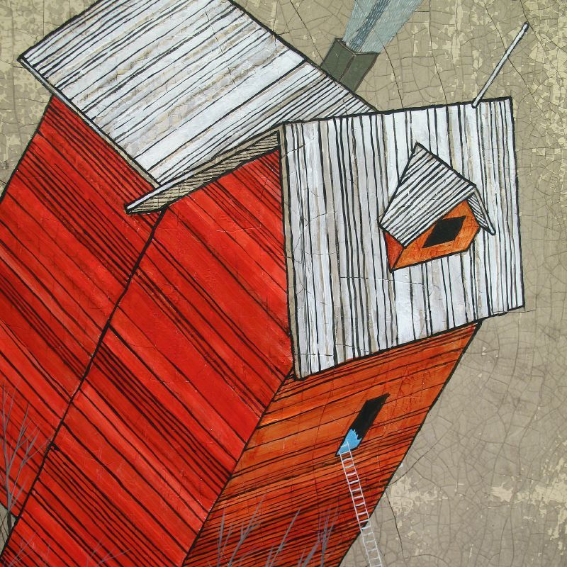 lonequixote:  Treehouse #1 (detail) by Jay Ryan 