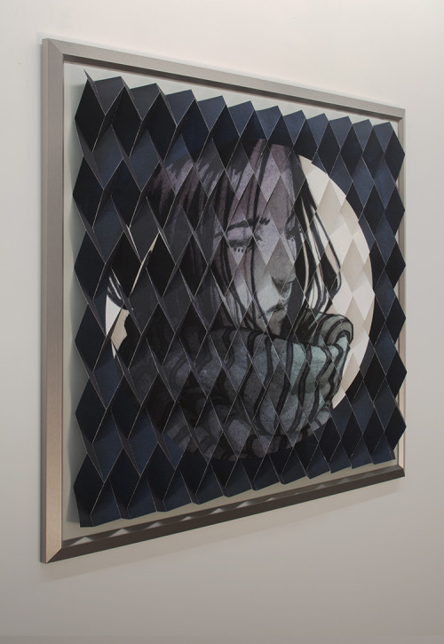 Party is Over. Leonardo Santamaria. Varnished print mounted on Tyvek. 56″x48″