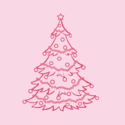 strawberry-kisu:  A christmas tree from my