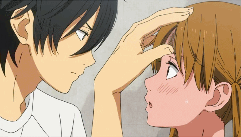 Stand By Me D Haru What Are You Doing Shizuku Has Red Lol I