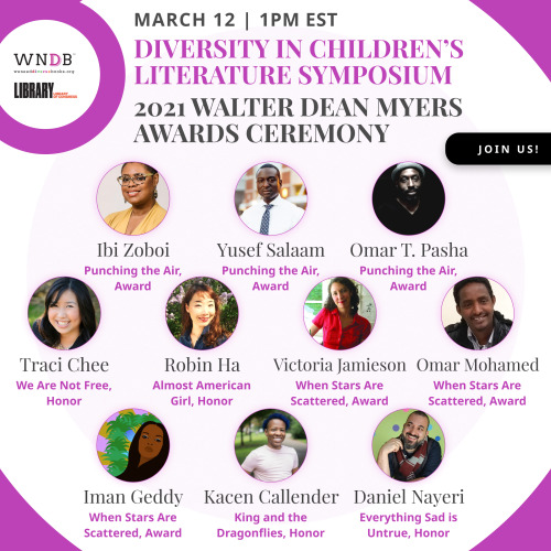 weneeddiversebooks:The virtual Diversity in Children’s Literature Symposium and Walter Awards ceremo