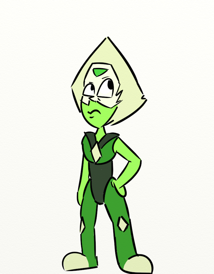 reginaldroundhousekickda5th:  Smol Peridot 