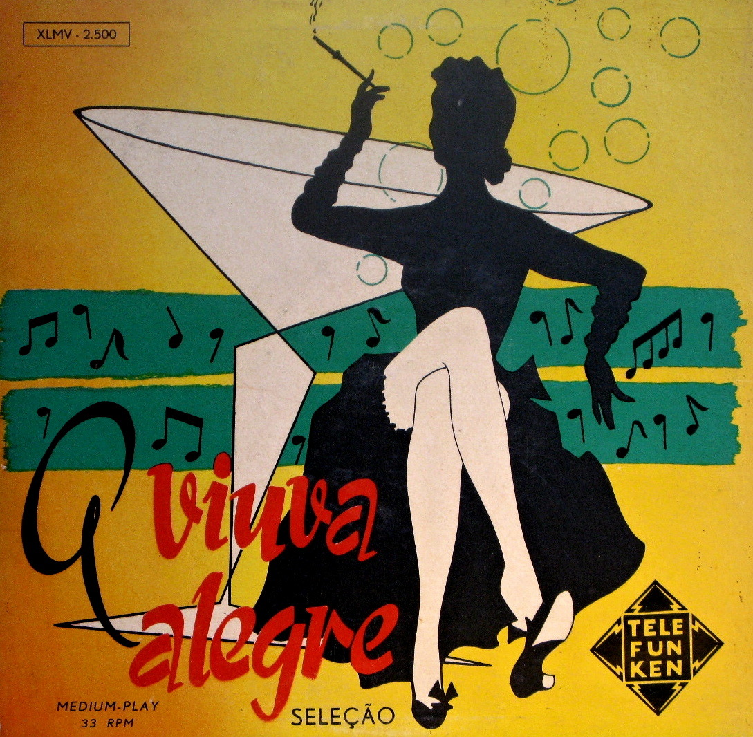 vinyl-artwork:  A Viuva Alegre, nd.