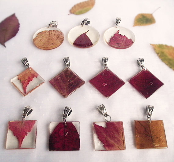metanoia-charm:  Autumn Leaf Necklaces   Shop | Pinterest | Tumblr | Twitter | Indiegogo
