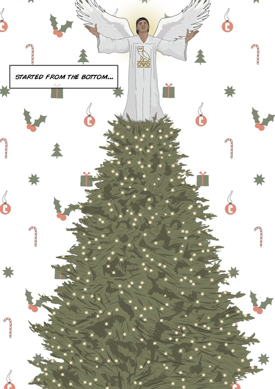 aubgasm:  itsdrickibytch:  drizzydrehk:  Drake themed holiday cards.  Omg this is