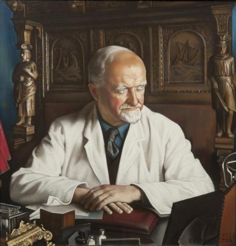 Eric Kennington (British, 1888-1960), Portrait of Carl ‘Charlie’ Hansen, 1938.