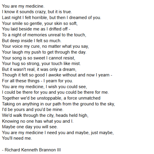 storyofagayboy:  I know it isn’t the best, and since I am sick, it probably doesn’t make much sense, but my dream last night made me feel so much better… I just needed to write it out and this is the result. Probably just the flu talking.  Nope