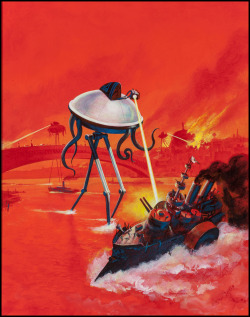 wonderful-strange:  The Second War of the Worlds, art by Jack Gaughan, 1976.