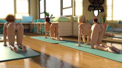Post 541: Project Yoga Instructor!Here she is: @nothingmore3dx​‘s Yoga Instructor as @squarepeg3d​ came up with the idea that many of us on the discord channel should do a few renders of as a little “work together - separately” teamwork challenge