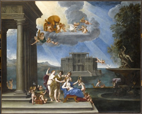 centuriespast:Adam Frans van der MEULEN (Bologna, 1578 - Bologna, 1660)The Toilet of Venus1621-33The