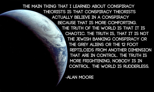 thinksquad:  Research from the University of Chicago indicates that at least 50 percent of Americans believe in at least one conspiracy theory. New research by Eric Oliver and Thomas Wood at the University of Chicago found that 50 percent of the country