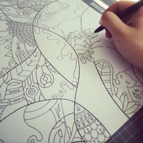 Story go! #itsgreattocreate #doodles #drawing #artist_community #ink #illustration #illustrator #ill