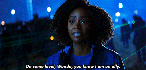 You’re still here.Wanda…