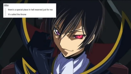 kenziegirl113:  Code Geass Text Posts: Lelouch adult photos