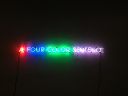 vaspour:  A four color sentence