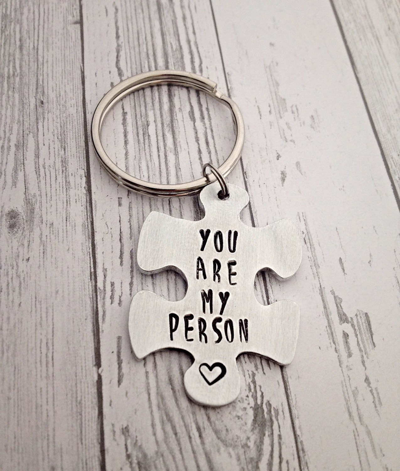 jewelry-i-like:  You are my person, you’re my person, keychain, couples gift, puzzle