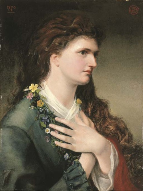 The Garland by Emma Sandys, 1870.