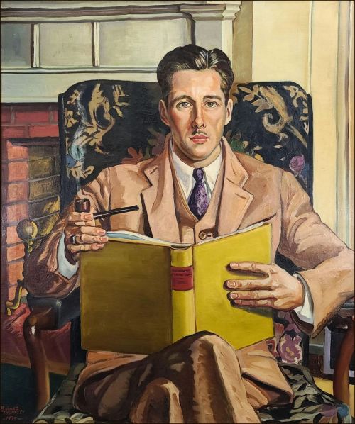 beyond-the-pale:B. Jones Thornley, Portrait of a Gentleman, 1935 Rbfinearts  