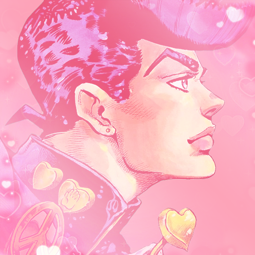 lovecore icons of josuke from jojorequested by anon!