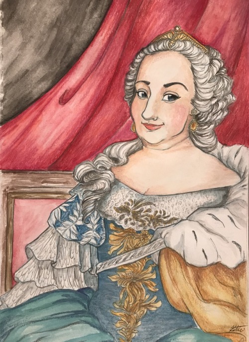 coolchicksfromhistory: Maria Theresa (1717-1780)Art by Snowwhitekt (tumblr, instagram)Maria Theresa 