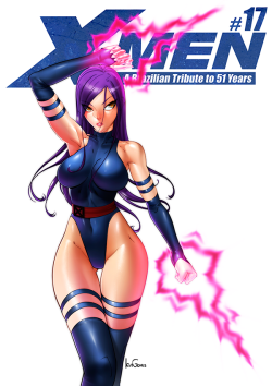 Astonishingx:  X-Men: A Brazilian Tribute To 51 Years Psylocke By Levi Gomes Colossus