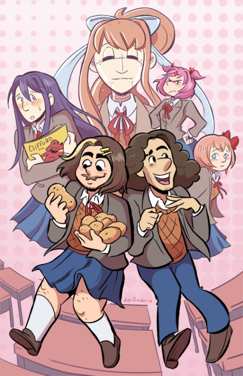 The Game Grumps Doki Doki Literature Club playthrough was…so so enjoyable. I needed to draw it a pro