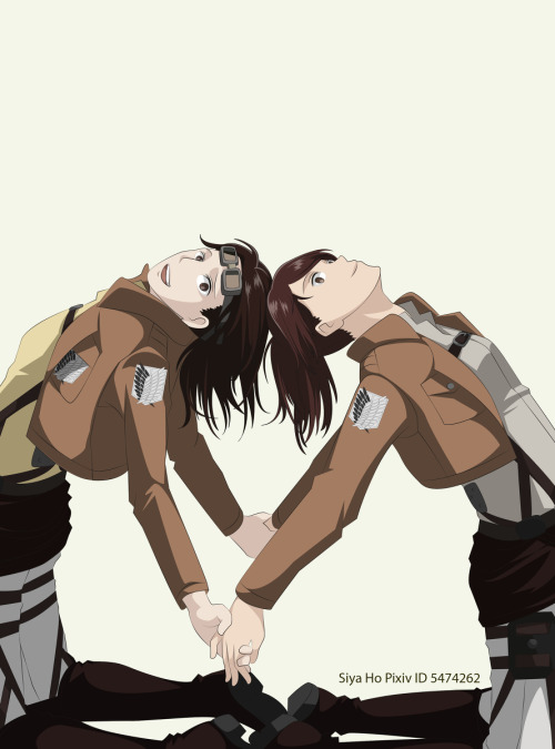 shingekinoai: Shingeki no Yoga~ I feel like doing some yoga now! (LOL Rivaille is trying to get tall
