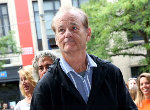 firsttimeuser:crashinglybeautiful:Bill Murray on being present:&ldquo;Just try to feel your own 