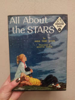 the-actual-universe:  Another addition to my collection of old children’s books about space.  I LOVE things like this.