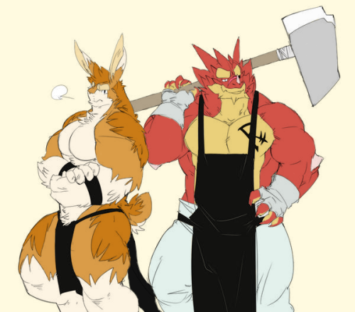 gengacanvas:  Now Flip and Raz are colored for amazing rpg adventure :3 ============ Omg Kazublaze did it again! ♥ I really like these simple colors <3