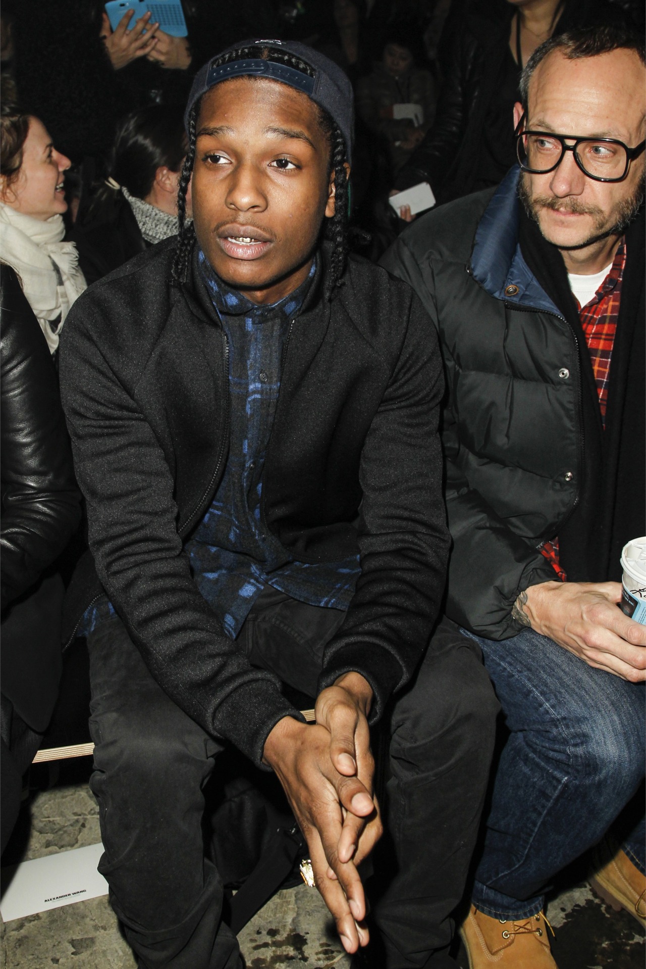 asaprockyhq:  crosstheocean:  A$AP Rocky &amp; Terry Richardson Front Row at