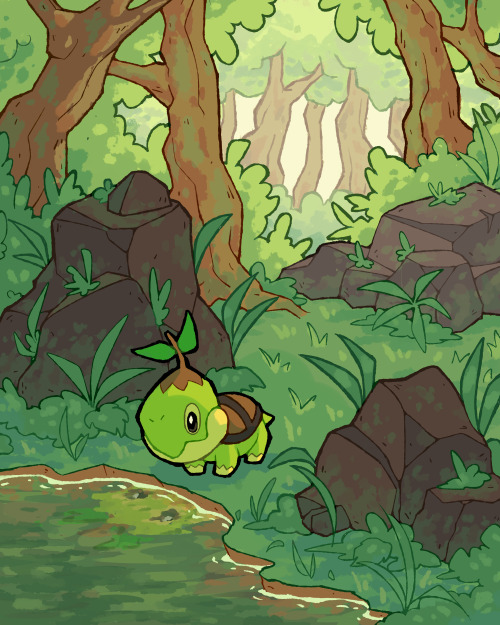 acro-bike:26/7/20– turtwig for a commission!twitter | instagram