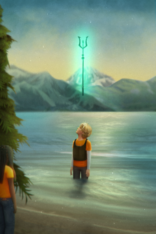 Finally Watched The Percy Jackson Series Yesterday And I Kinda Liked It. Sits Down & Recreates That Scene