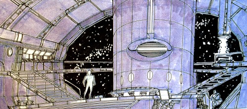 Going Through My Archives Of Star Trek: The Magazine I Found All This Great Early Concept Art For Deep