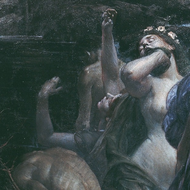 momomida:  Hermes, conductor of souls into the afterlife Art: The Souls of Acheron