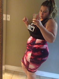 plus-size-barbiee:  Bought a new skirt today,