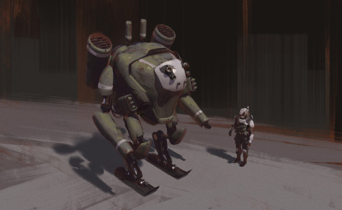 cinemagorgeous:  Mechs by artist Sung Choi.