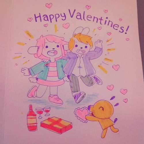 Punpun and Buppy had such a nice Valentine&rsquo;s they showed up late for yesterday&rsquo;s#funuaty