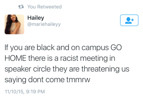 hiiilife20:Please pray for the black students at The University of Missouri. 