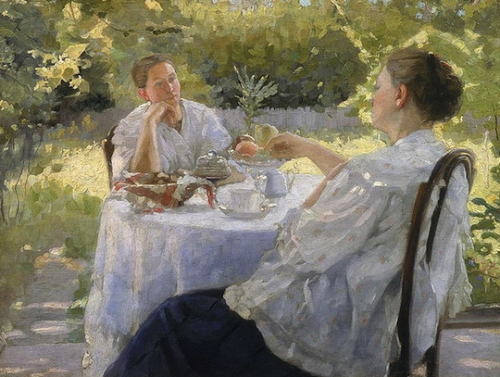 fordarkmornings - В саду. In the Garden. 1911.Lukian Popov...