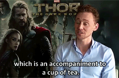 love-the-avenger:  “an accompaniment to a cup of tea”of course it is tom, of course it is. 